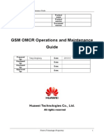 GSM OMCR Operations and Maintenance Guide