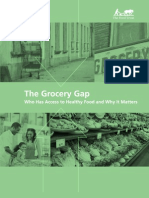 The Grocery Gap: Who Has Healthy Food and Why It Matters