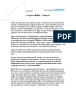 A Consciência Corporal Das Crianças. Por Rosely Sayão