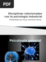 Disciplinas Relacionadas Con La Psicología Industrial