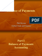 Balance of Payments: Phil Bryson Global Trade and Finance