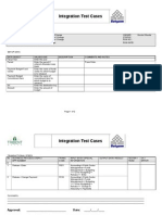 Integration Test Cases: Test Scenario NO: FM - 08