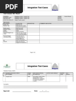 Integration Test Cases: Test Scenario NO: FM - 05