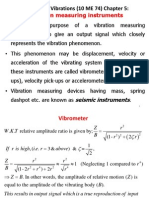 1 Vibration Measuring Instruments & Critical Speed of Shafts