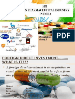 FDI in Pharma (Final)