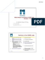 Investmech - Structural Integrity (ASME VIII - Part UG - Rules For The Design of Pressure Vessels) R0.0