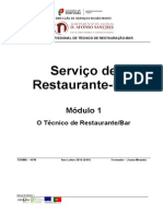 O Técnico de Restaurante/Bar 