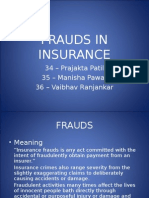 Frauds in Insurance