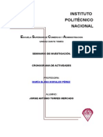 Cronograma de Actividades