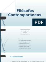 Filósofos Contemporáneos