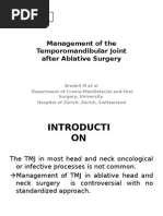 Management of The Temporomandibular Joint