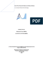 Finance Thesis BBA Pakistan