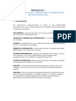 Complexometria Parte I - Preparación y Valoración de Una Solución de Edta