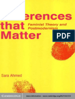 Differences That Matter - Feminist Theory and Postmodernism