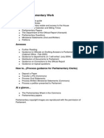 Guide To Parliamentary Work PDF