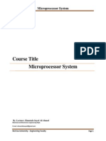 Course Title Microprocessor System