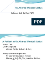 A Patient With Altered Mental Status