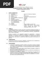 Syllabus Derecho de Marcas y Patentes Derecho Uap