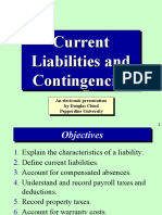 Current Liabilities and Contingencies Current Liabilities and Contingencies