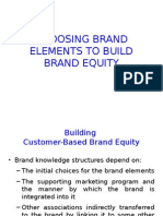 Choosing Brand Elements To Build Brand Equity