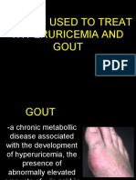 Agents Used To Treat Hyperuricemia and Gout