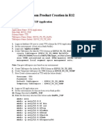 Custom Product Creation in R12