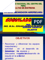 Mecanizacion de Esquila