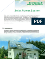 Grid-Off Solar Power System