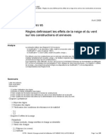 Vent Règles NV 65 Règles Definissant Les Effets de La Neige Et Du Vent Sur Les Constructions Et Annexes