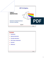 EP118 Optics: Topic 9 Aberrations