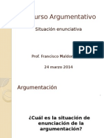 04 Discurso Argumentativo - Situacion Enunciativa