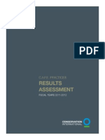 2011 2012 Starbucks CAFE Practices Results Assessment