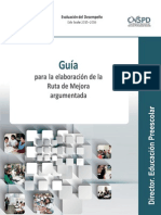 INEE Guía para La Elaboración de La Ruta de Mejora Argumentada Director de Preescolar