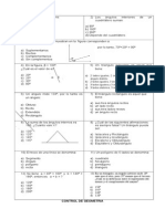 Control Geometria 6to