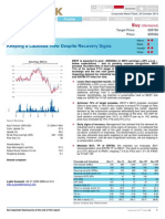 Bekasi Fajar Buy: Keeping A Cautious View Despite Recovery Signs