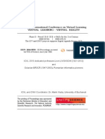 Proceedings of ICVL 2015 (ISSN 1844-8933, ISI Proceedings)