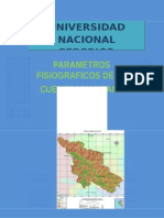 Parámetros Fisiograficos