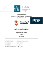 (CARNOT CYCLE) Lab Report On Cooling and Heating Effects in An Air Conditioning System