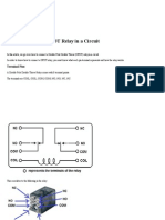 How To Connect A DPDT Relay in A Circuit