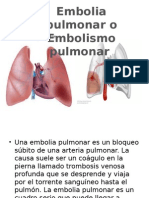 Embolia Pulmonar