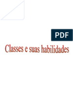 Perícias Por Classes GURPS