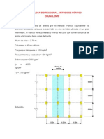 Portico Equivalente - Ejercicio