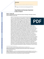 NIH Public Access: The Road Connecting Obesity and Coronary Vasomotor Function: Straight Line or U-Turn?