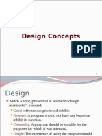 Design Concepts in Software Engineering