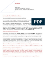 Contabilidade de Custos Introdução e Terminologias