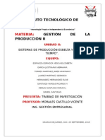 UNIDAD 3 Sistemas de Producción Esbelta y Justo A Tiempo