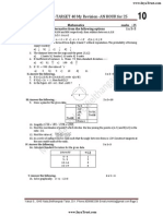 SSLC EXAM-TARGET 40 My Revision - AN HOUR For 25