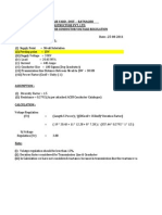 ACSR Conductor Regulation Calculation