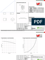 A Dimensions: (MM) B Recommended Land Pattern: (MM) : WE-MAPI SMD Shielded Power Inductor