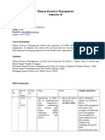 Course Handout-HRM 2014 - Class